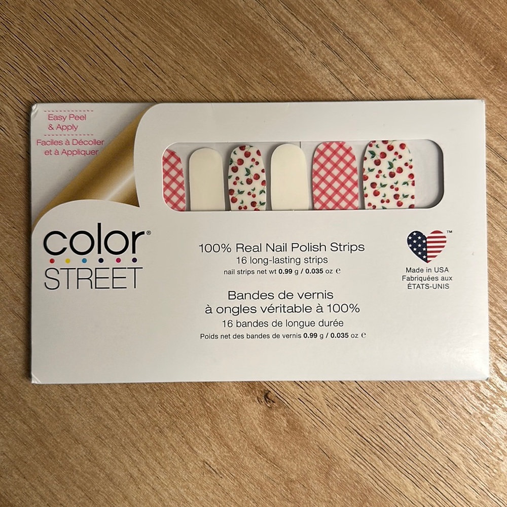 4/$15 | Cherry Picked | Color Street nail strips